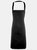 Premier Ladies/Womens Essential Bib Apron / Catering Workwear (Black) (One Size) (One Size) - Black