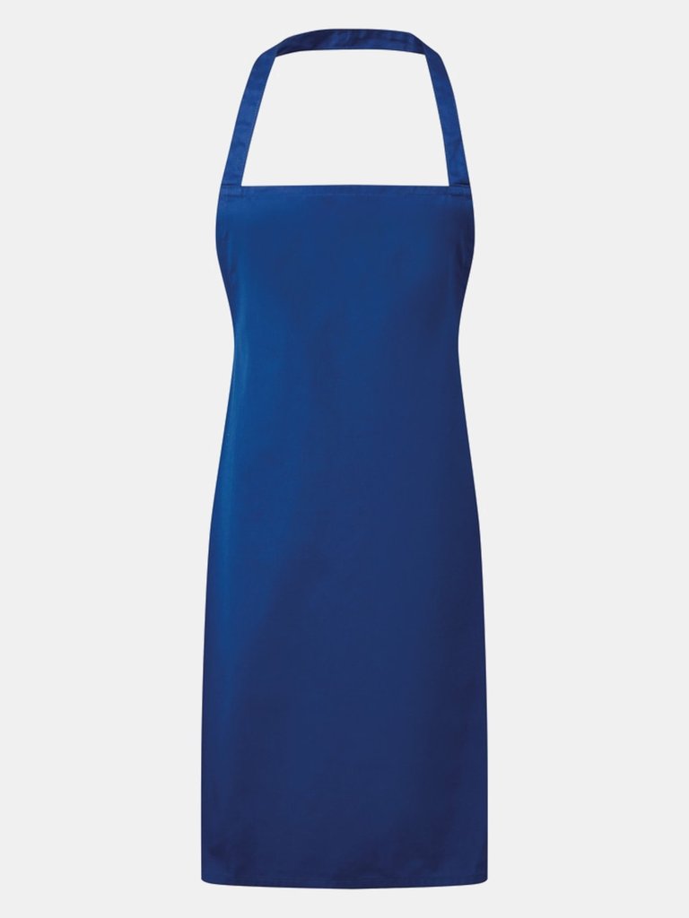 Premier Ladies/Womens Essential Bib Apron / Catering Workwear (Royal) (One Size) (One Size) - Royal