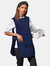 Premier Ladies/Womens Long Length Pocket Cobbler Apron/Workwear (Navy) (S) (S)