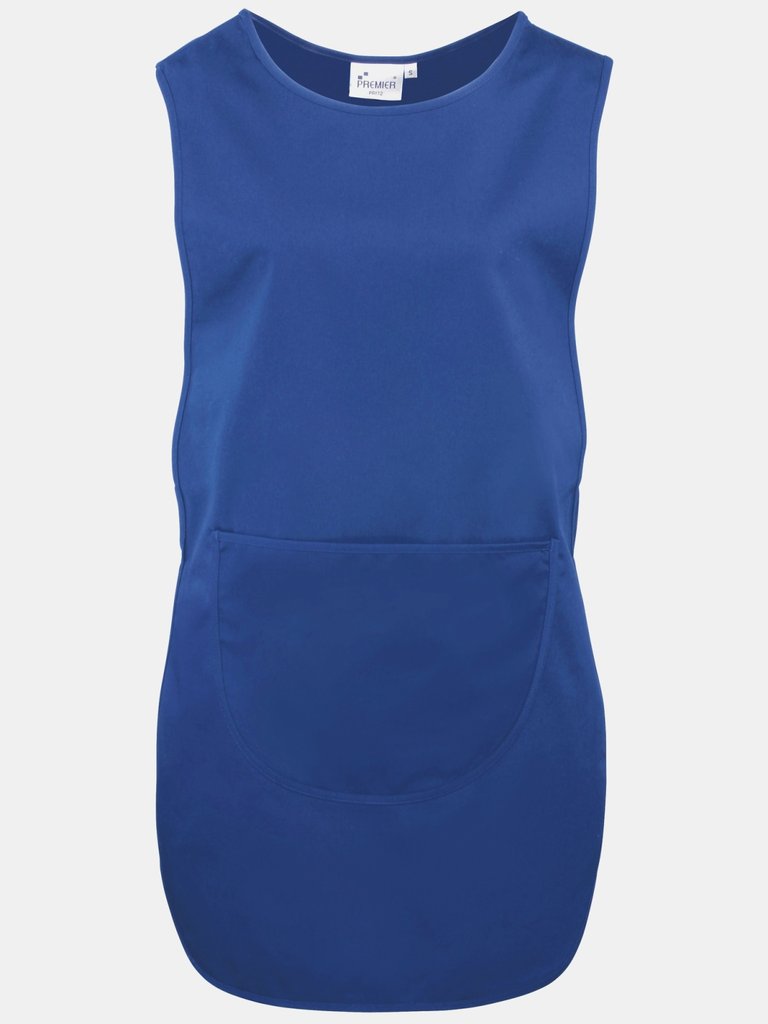 Premier Ladies/Womens Long Length Pocket Cobbler Apron/Workwear (Royal) (M) (M) - Royal