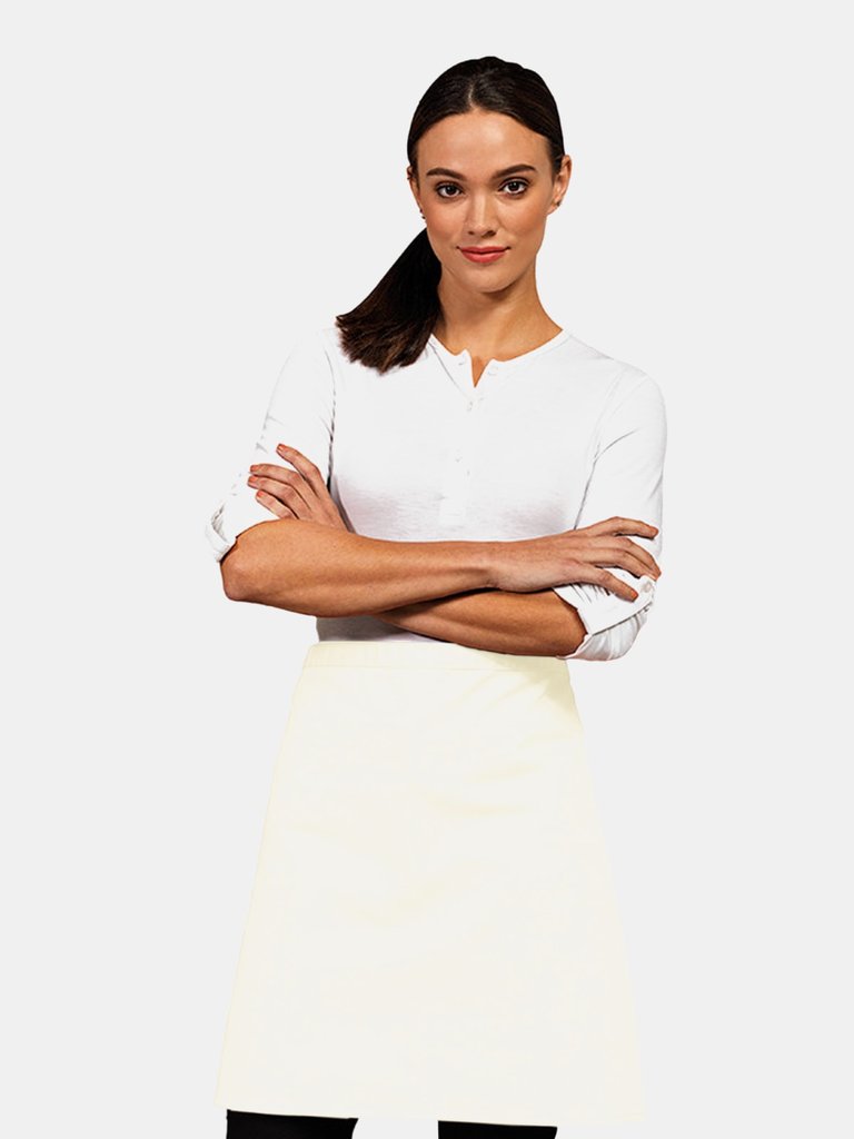 Premier Ladies/Womens Mid-Length Apron (Natural) (One Size) (One Size)