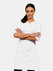 Premier Ladies/Womens Mid-Length Apron (White) (One Size) (One Size)