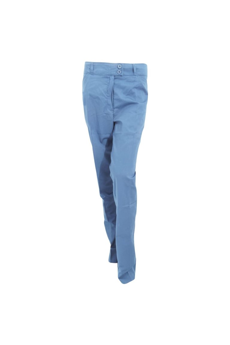 Premier Ladies/Womens Poppy Medical/Healthcare Work Trouser (Pack of 2) (Mid Blue) - Mid Blue