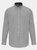 Premier Mens Cotton Rich Oxford Stripe Shirt (White/Gray) - White/Gray