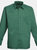 Premier Mens Long Sleeve Formal Plain Work Poplin Shirt (Emerald) - Emerald