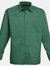 Premier Mens Long Sleeve Formal Plain Work Poplin Shirt (Emerald) - Emerald