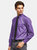 Premier Mens Long Sleeve Formal Plain Work Poplin Shirt (Purple)