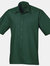 Premier Mens Short Sleeve Formal Poplin Plain Work Shirt (Bottle) - Bottle