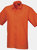 Premier Mens Short Sleeve Formal Poplin Plain Work Shirt (Orange) - Orange
