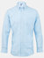 Premier Mens Signature Oxford Long Sleeve Work Shirt (Light Blue) - Light Blue