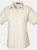 Premier Short Sleeve Poplin Blouse/Plain Work Shirt (Natural) - Natural