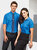 Premier Short Sleeve Poplin Blouse/Plain Work Shirt (Sapphire)