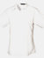 Premier Short Sleeve Poplin Blouse/Plain Work Shirt (White) - White