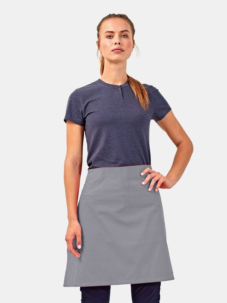 Premier Unisex Calibre Heavy Cotton Canvas Waist Apron (Silver) (One Size) (One Size)