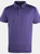 Premier Unisex Coolchecker Studded Plain Polo Shirt (Purple) - Purple