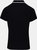Premier Womens/Ladies Contrast Coolchecker Polo Shirt (Black/White)
