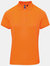 Premier Womens/Ladies Coolchecker Short Sleeve Pique Polo T-Shirt (Neon Orange) - Neon Orange