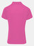 Premier Womens/Ladies Coolchecker Short Sleeve Pique Polo T-Shirt (Neon Pink)