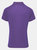 Premier Womens/Ladies Coolchecker Short Sleeve Pique Polo T-Shirt (Purple)