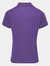 Premier Womens/Ladies Coolchecker Short Sleeve Pique Polo T-Shirt (Purple)