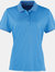 Premier Womens/Ladies Coolchecker Short Sleeve Pique Polo T-Shirt (Sapphire) - Sapphire
