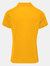 Premier Womens/Ladies Coolchecker Short Sleeve Pique Polo T-Shirt (Sunflower)