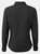 Premier Womens/Ladies Poplin Long Sleeve Blouse / Plain Work Shirt (Black)