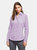 Premier Womens/Ladies Poplin Long Sleeve Blouse / Plain Work Shirt (Lilac)
