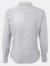 Premier Womens/Ladies Poplin Long Sleeve Blouse / Plain Work Shirt (Silver)