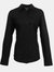 Premier Womens/Ladies Signature Oxford Long Sleeve Work Shirt (Black) - Black