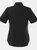 Premier Womens/Ladies Signature Oxford Short Sleeve Work Shirt (Black)