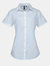 Premier Womens/Ladies Supreme Heavy Poplin Short Sleeve Work Shirt (Light Blue) - Light Blue