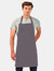 Unisex Calibre Heavy Cotton Canvas Bib Apron Pack Of 2 - Dark Grey - One Size