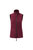 Womens/Ladies Artisan Fleece Vest - Burgundy/Brown - Burgundy/Brown