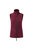 Womens/Ladies Artisan Fleece Vest - Burgundy/Brown - Burgundy/Brown