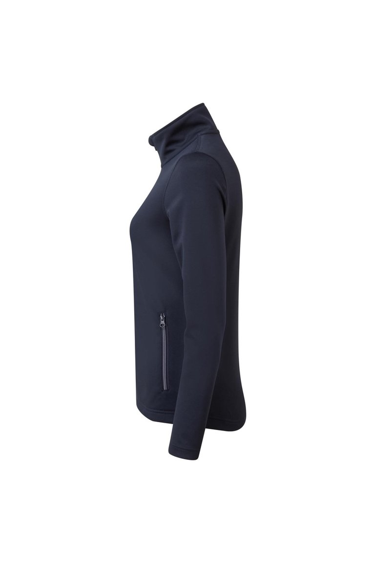 Womens/Ladies Dyed Sweat Jacket - French Navy