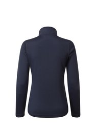 Womens/Ladies Dyed Sweat Jacket - French Navy