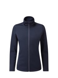 Womens/Ladies Dyed Sweat Jacket - French Navy - French Navy