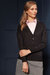 Womens/Ladies Essential Acrylic Cardigan - Black