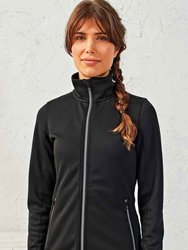 Womens/Ladies Sustainable Zipped Jacket - Black - Black