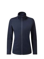 Womens/Ladies Sustainable Zipped Jacket - French Navy - French Navy