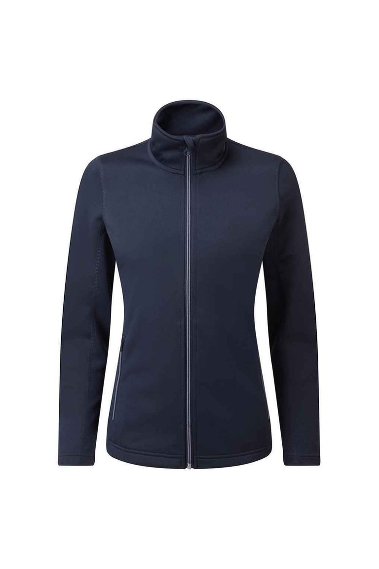 Womens/Ladies Sustainable Zipped Jacket - French Navy - French Navy
