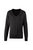 Womens/Ladies V-Neck Knitted Sweater / Top - Black