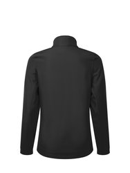 Womens/Ladies Windchecker Recycled Printable Soft Shell Jacket - Black