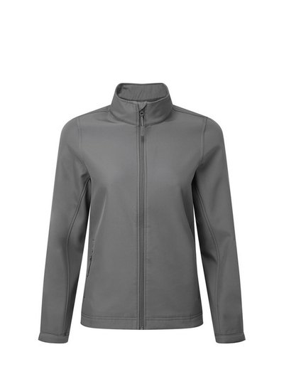 Premier Womens/Ladies Windchecker Recycled Printable Soft Shell Jacket - Dark Grey product