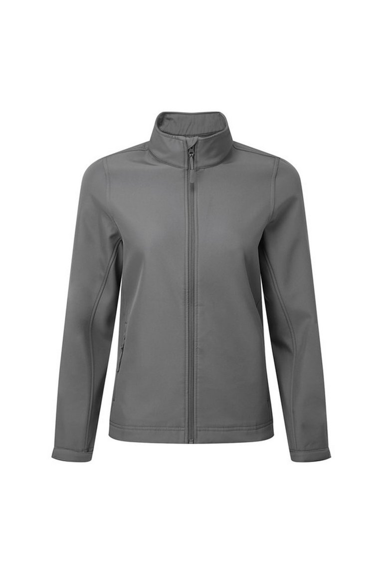 Womens/Ladies Windchecker Recycled Printable Soft Shell Jacket - Dark Grey - Dark Grey