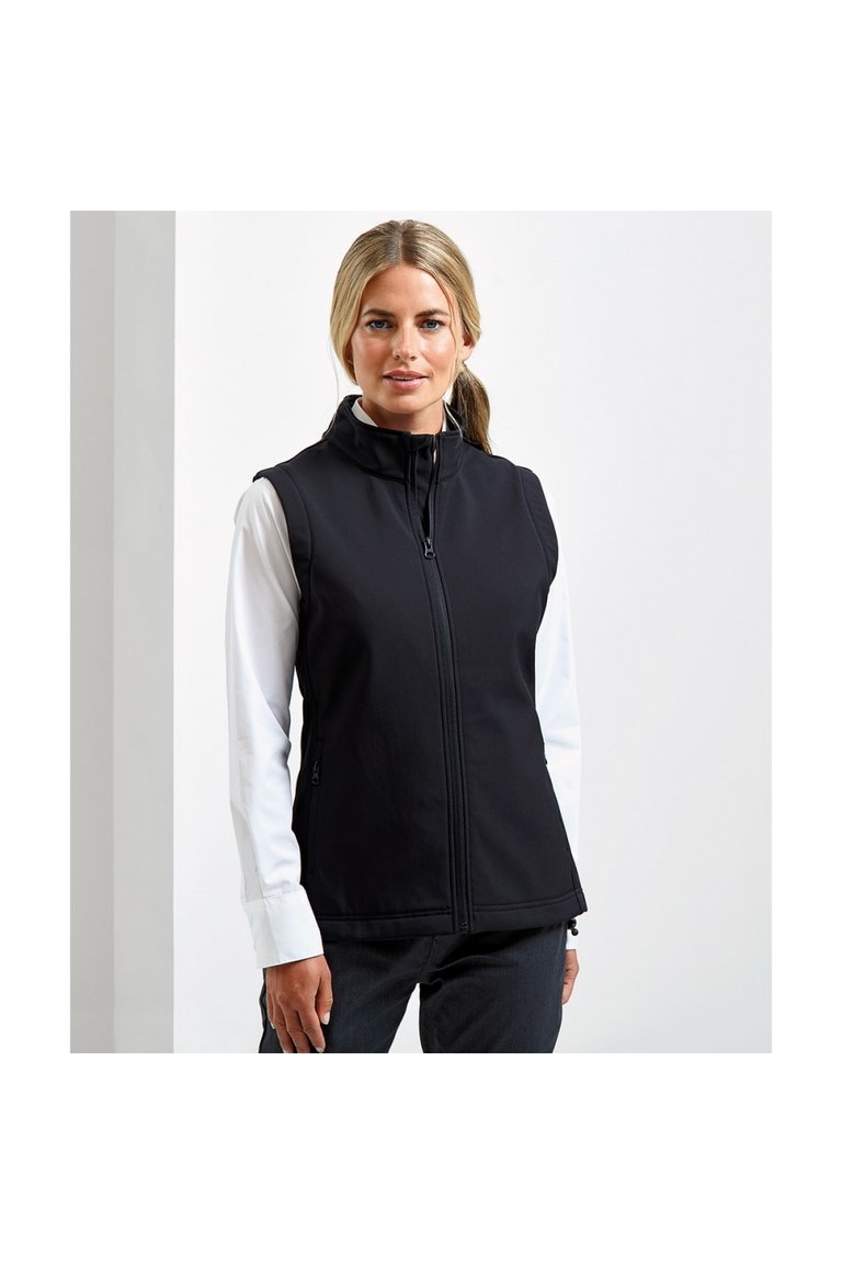 Womens/Ladies Windchecker Recycled Printable Vest - Black - Black