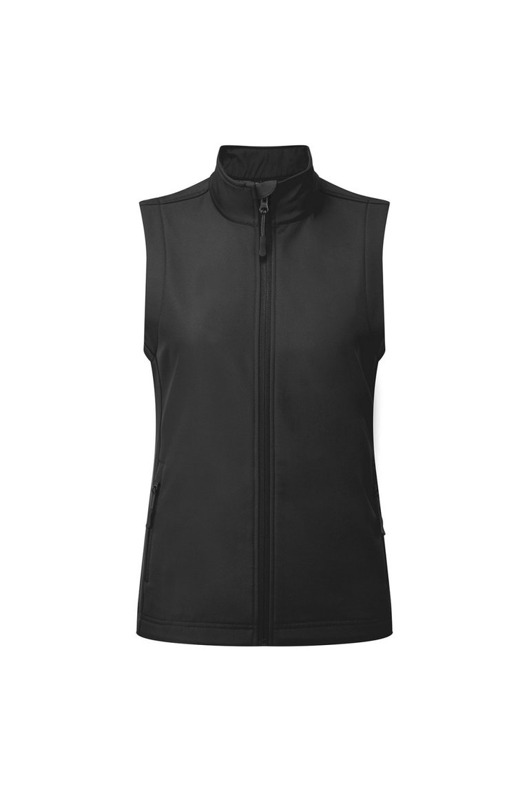 Womens/Ladies Windchecker Recycled Printable Vest - Black