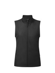 Womens/Ladies Windchecker Recycled Printable Vest - Black