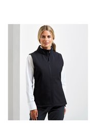 Womens/Ladies Windchecker Recycled Printable Vest - Black - Black